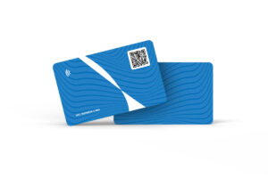 Carte de visite NFC - Modèle standard - Bleu