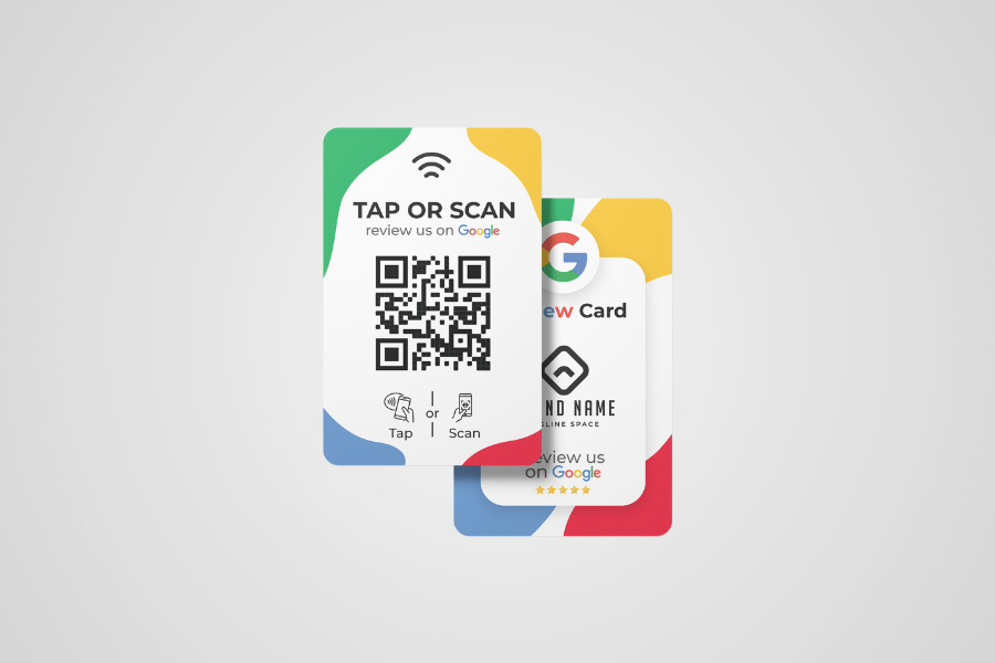 Google Review Card - Design personnel (1 pièce)