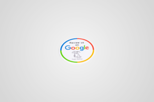 Google Review Stickers Large (1 pièce) - Blanc