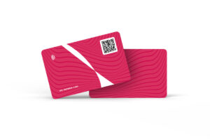 Carte de visite NFC - Modèle standard - Rose