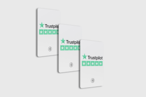 Carte d'évaluation TrustPilot (3 pièces)